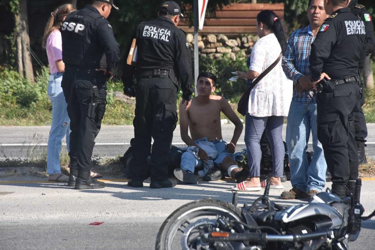 Un joven de 19 años no llegó a su trabajo tras visitar a su novia debido a un accidente.- Foto cortesía