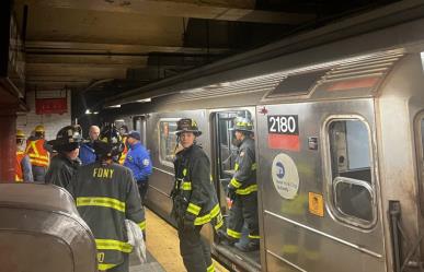 Chocan trenes en el Metro de Nueva York, hay 26 heridos