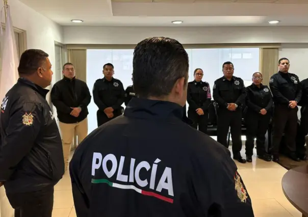 Gobierno Municipal otorga reconocimiento a policías por Desempeño Destacado.