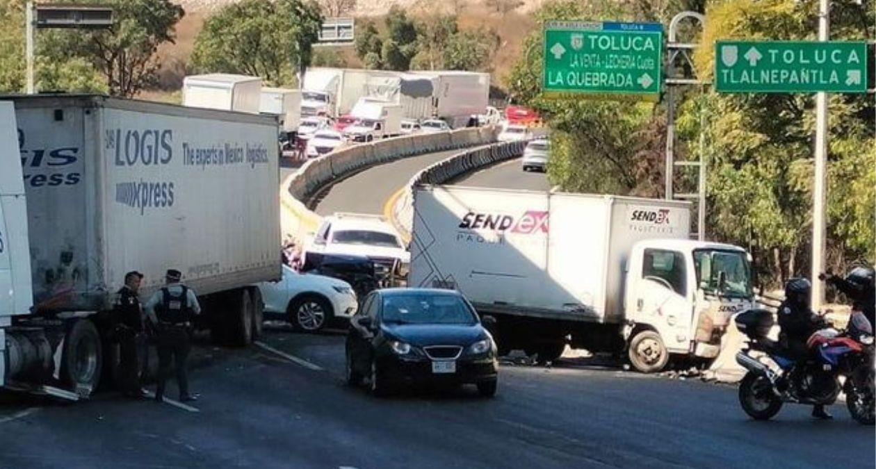 Km 32 de la carretera México-Querétaro. Imagen: Especial