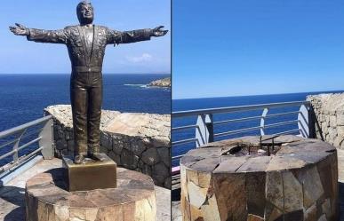 ¿Dónde está? Desaparece estatua de Juan Gabriel en Acapulco