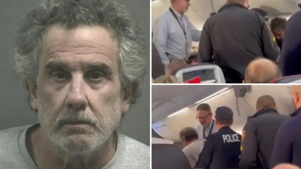 Escándalo en avión de American Airlines: Hombre golpea a sobrecargo y agrede a policía