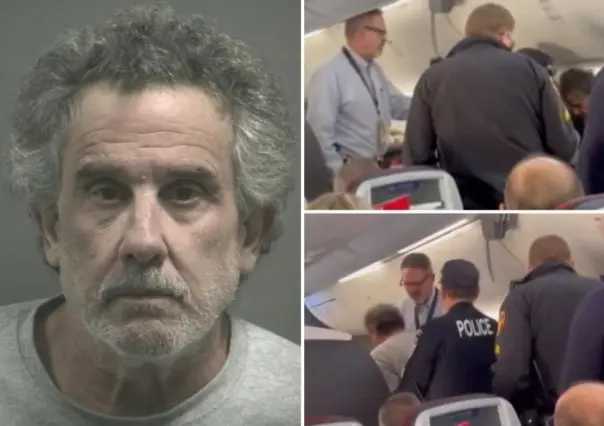 Escándalo en avión de American Airlines: Hombre golpea a sobrecargo y agrede a policía