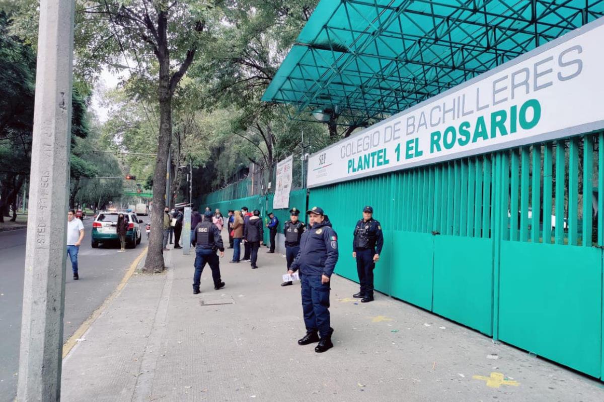 Concluye huelga en COLBACH, reanudan actividades el próximo lunes. Foto: Azcapotzalco