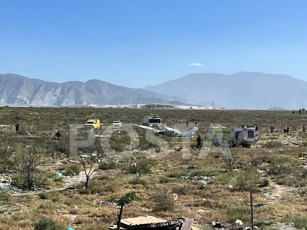 Se desploma avioneta en Ramos Arizpe, Coahuila, se reportan cuatro muertos