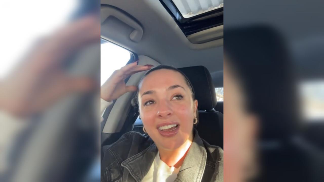 Jourdan Skirha analiza dejar su actual trabajo para laborar de tiempo completo como camarera, actividad de la cual aseguró gana más dinero. Foto: TikTok jourdskir