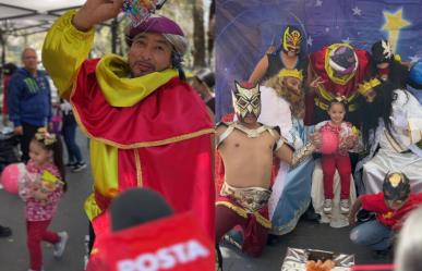 Llevan regalos a cientos de niños, los Reyes Magos de Santa María, la Ribera