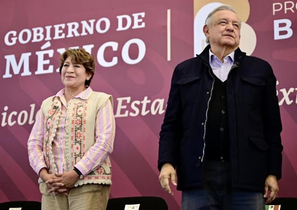 Asegura AMLO que apoyos sociales se mantienen y se ampliarán en Edomex