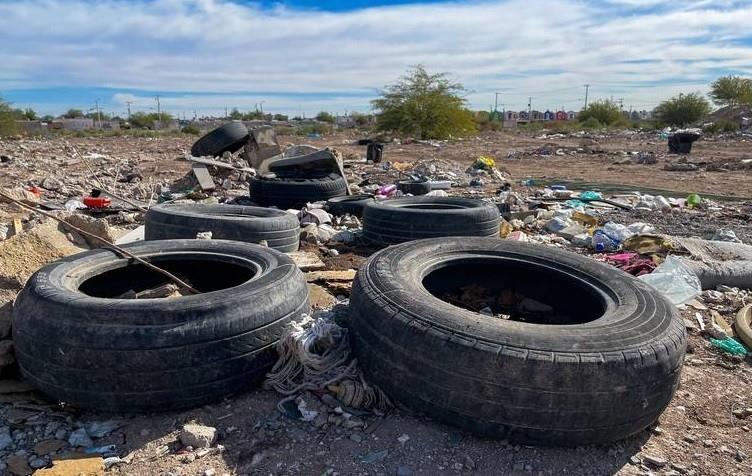 Reciclaje de neumáticos para reducir la contaminación.  Foto: Especial