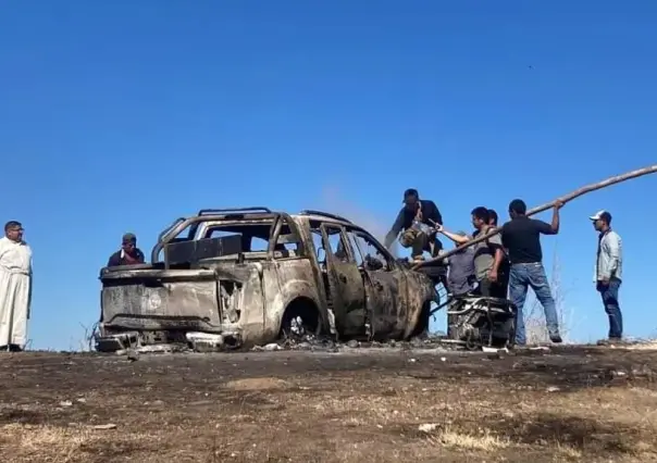 ¡Fueron calcinados!: hallan restos de hombres asesinados con drones en Guerrero