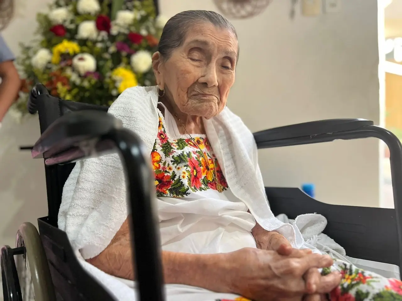 Doña Panchita tenía 110 años cumplidos y era originaria de la hacienda Balancán FOTOS: IRVING GIL