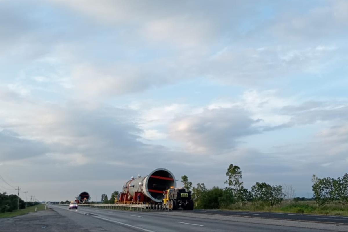 La masiva infraestructura se encuentra en el kilómetro 70 de la carretera federal 80 (Tampico- Victoria). Foto: Agencia.