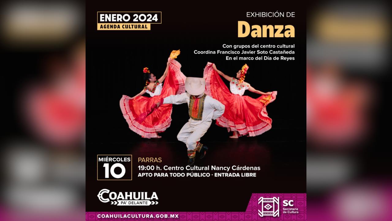 Llega a Parras de la Fuente, la Exhibición de Danza del Centro Cultural Nancy Cárdenas / Foto: Secretaría de Cultura del Estado