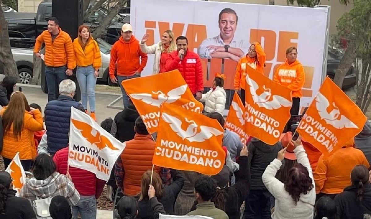 El alcalde de Santa Catarina, Jesús Nava Rivera,  hizo un llamado a los simpatizantes y militantes de Movimiento Ciudadano a estar unidos y fortalecerse de cara al proceso electoral del presente año. Foto: Gobierno de Santa Catarina