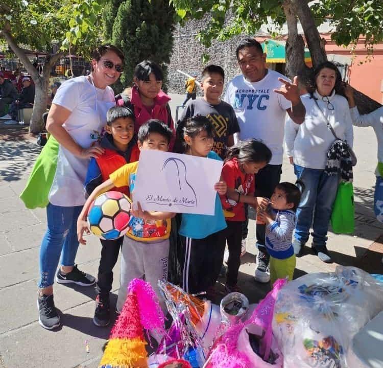 Ponte en mi lugar A.C.”, ofreció una posada a niños que viven en calles de la Alcaldía Cuauhtémoc. Foto: Ramón Ramírez