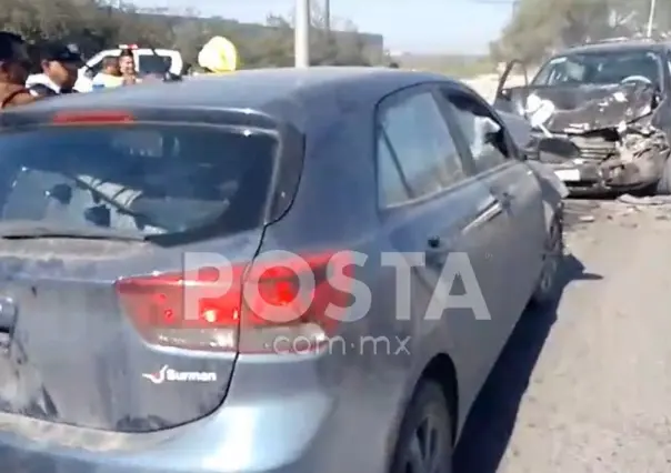 Deja choque frontal tres heridos en la carretera Juárez - Dulces Nombres