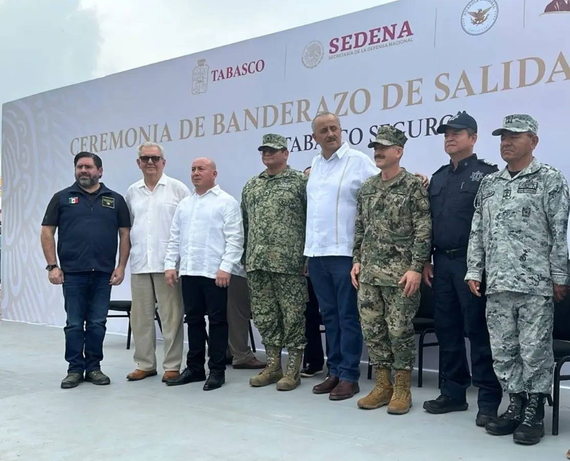 El comandante de la 30 Zona Militar, Héctor Francisco Morán González, negó que existan cárteles que estén operando en Tabasco. Foto: Sedena.