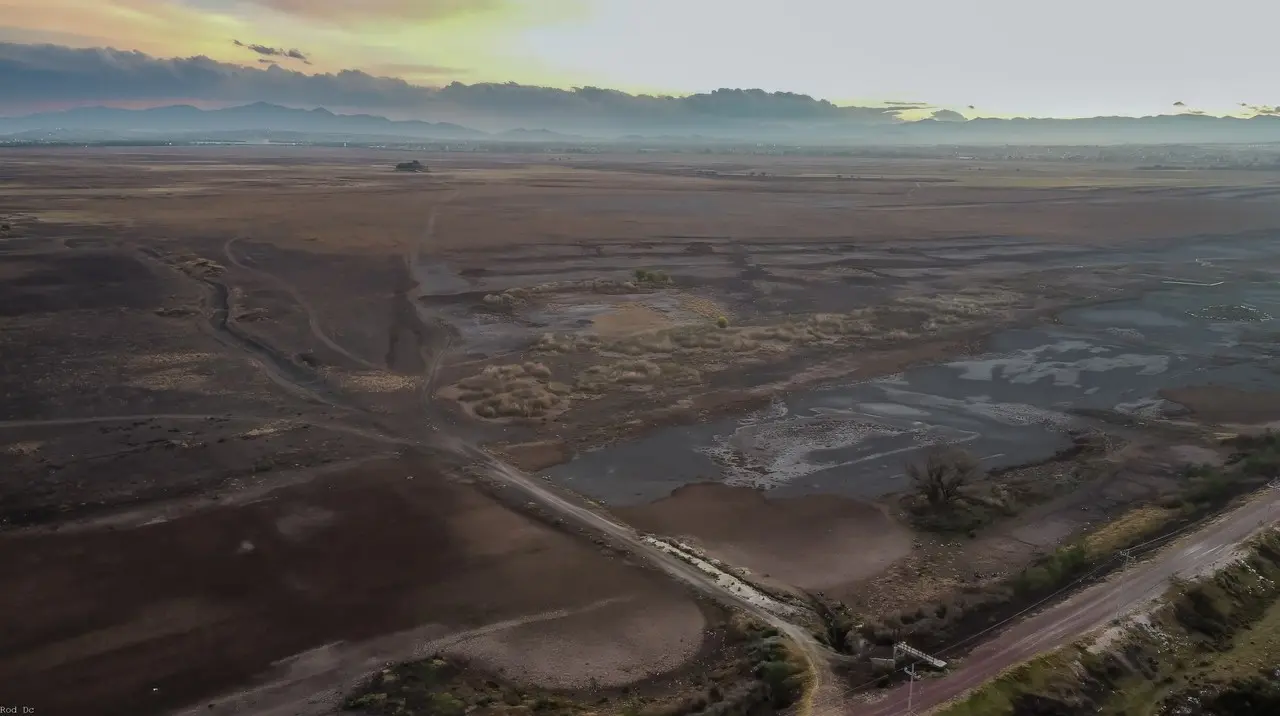 La Laguna de Zumpango era uno de los vasos reguladores más importantes de la región, declarada Área Natural Protegida en 2003. Foto: FB Rod Dc