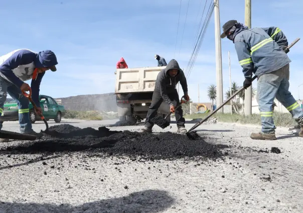 García inicia 2024 con acciones de bacheo para vialidades