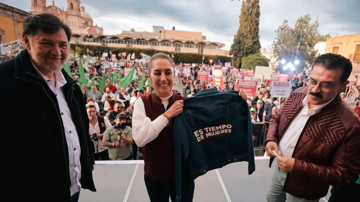 Sheinbaum llamó a los jalicienses a sumarse al movimiento de la Cuarta Transformación. Foto: X (antes twitter)