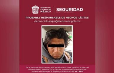 Detienen a extorsionador del CJNG en Nicolás Romero