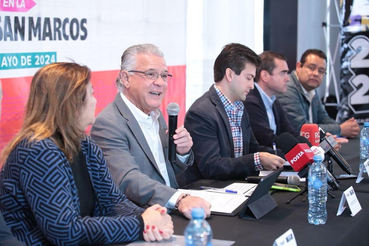 En rueda de prensa se informó sobre la participación de Coahuila en la Feria de San Marcos. (Fotografía: Gobierno de Coahuila)