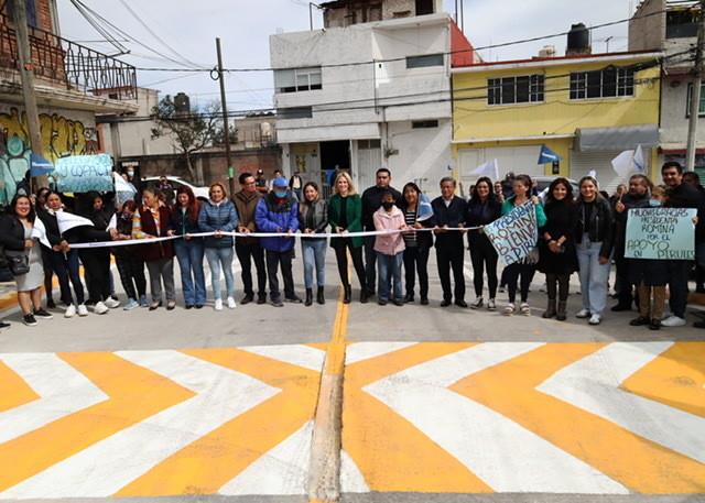 La presidenta municipal, Romina Contreras, indicó que dichas obras son las primeras de 2024. Imagen: Gob. de Huixquilucan.