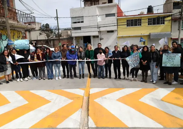 Entrega Huixquilucan repavimentación de calles