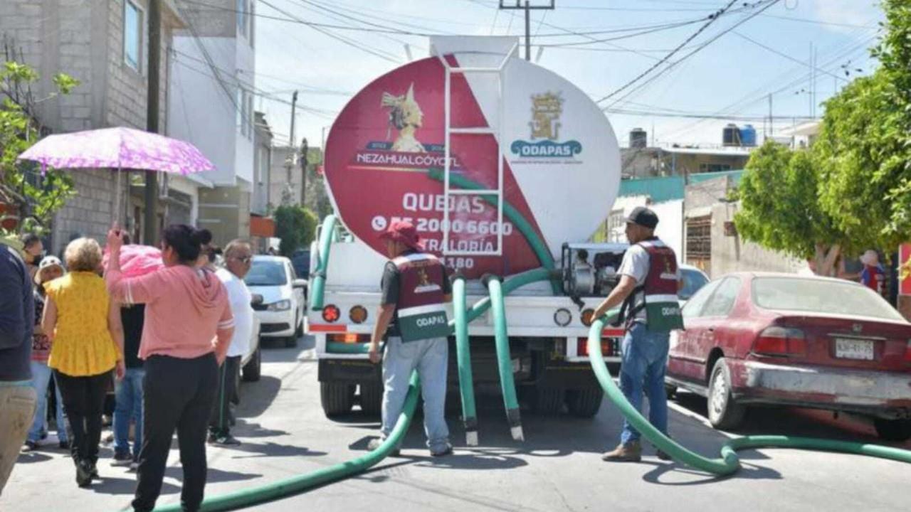 Las colonias de la zona norte de Nezahualcóyotl son las más afectadas. Foto: Gob. de Neza
