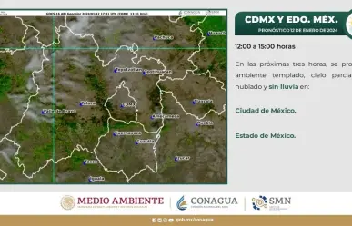 Alerta del SMN: Temperaturas bajo cero en Edomex