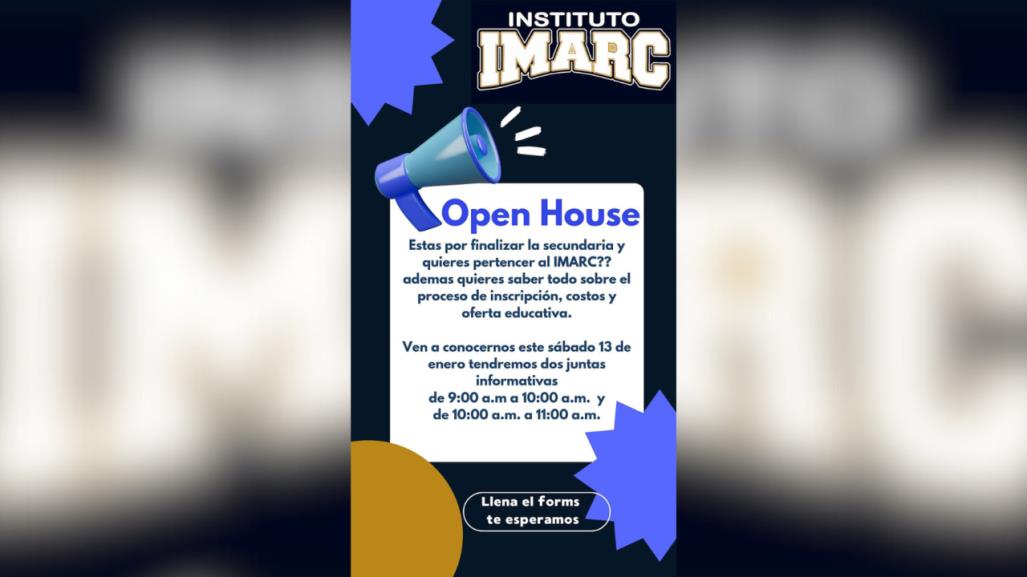 IMARC invita a futuros egresados de secundaria  al Open House 2024