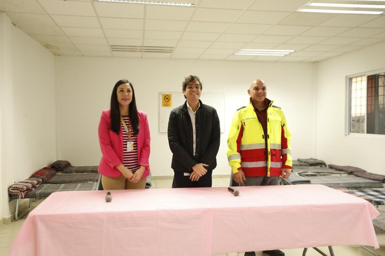 El director de Protección Civil, Fernando Fernández, explicó que el operativo carrusel está preparado para los siguientes 8 días, pero se extenderá dependiendo del comportamiento del clima. Foto: Armando Galicia.