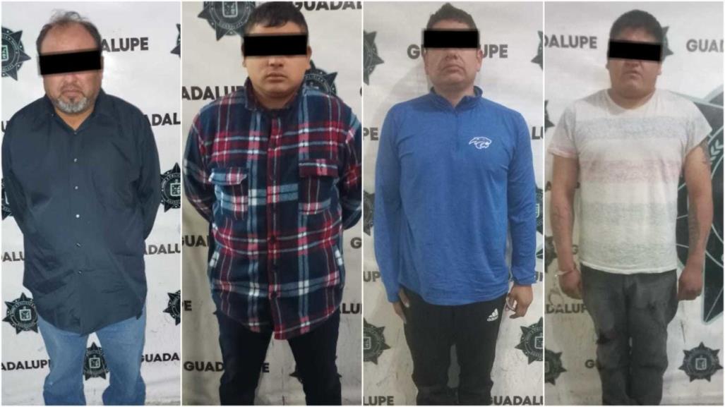 Detienen a 4 hombres por robos violentos hechos en Cadereyta, Juárez y Guadalupe