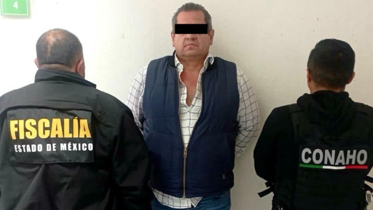 Joaquín fue detenido en Tlalnepantla, se decía miembro de un grupo del crimen organizado para cobrar piso en Atizapán. Foto: SSPC