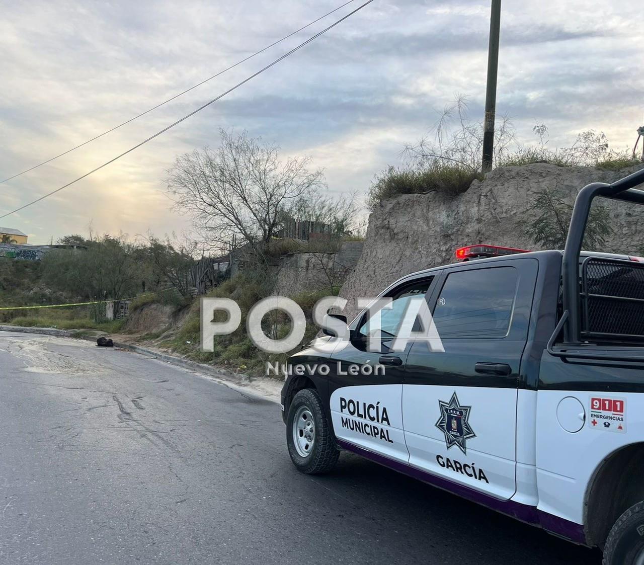 Una persona fue asesinada por criminales en el municipio de García. Foto. Raymundo Elizalde
