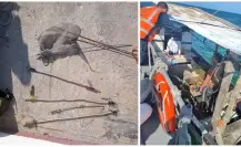 Aseguran por SEMAR y CONAPESCA herramientas de pesca ilícitas