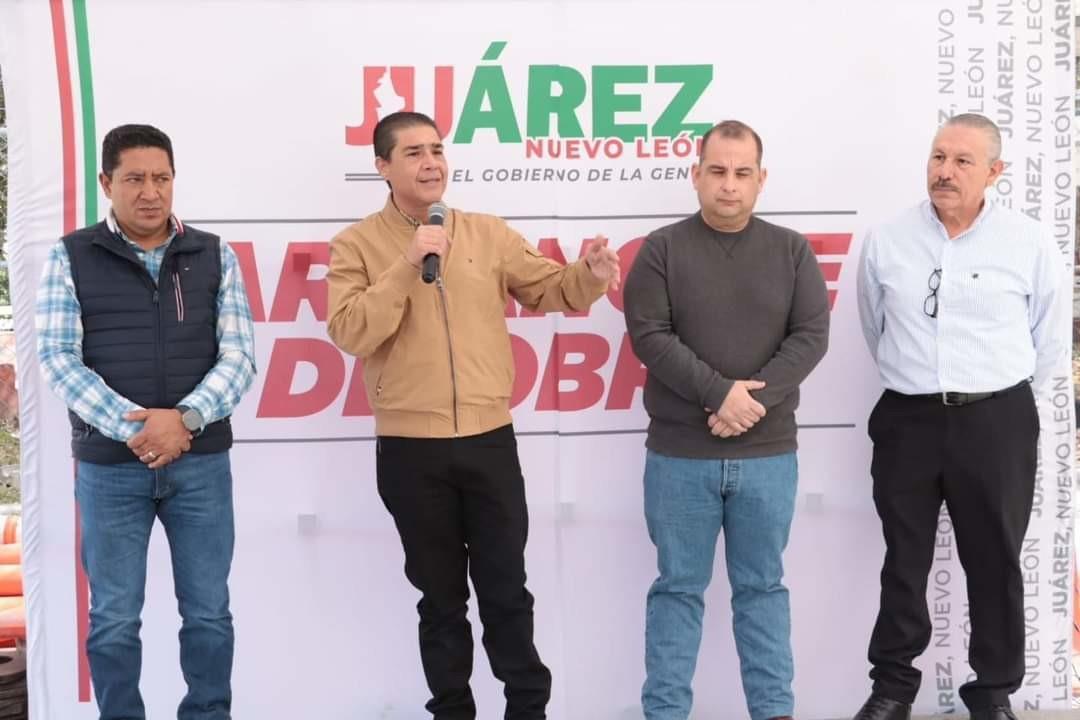 Paco Treviño destacó que su administración ha iniciado cinco obras de rehabilitación de calles y avenidas en diversos sectores del municipio en este inicio de año. Foto: Municipio de Juárez