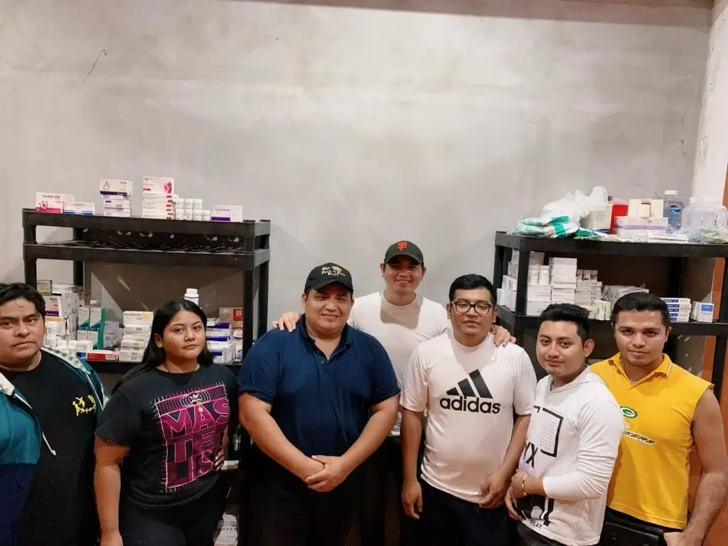 Christian Campos y su equipo se han encargado de apoyar a la conunidad de Hunucmá con proyectos altruistas.- Foto de Eco Yucatán
