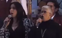 Destrozan Eugenia León y Regina Orozco el Himno Nacional en evento de Sheinbaum