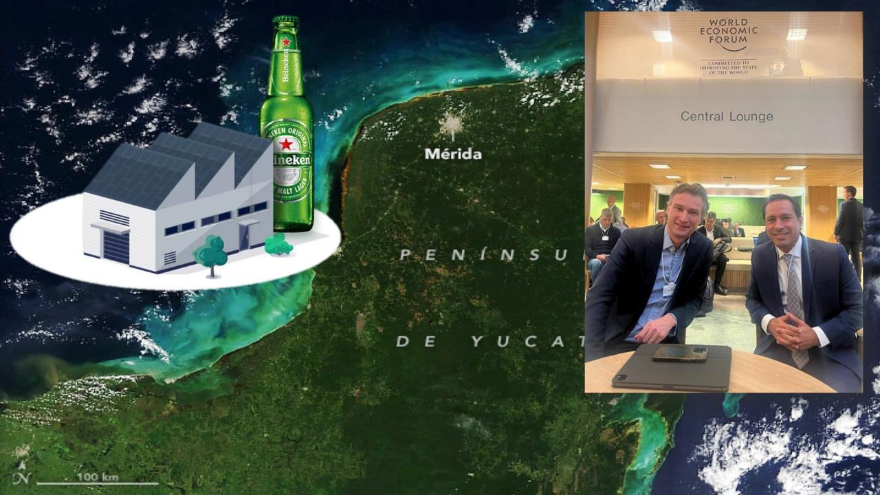 El gobernador de Yucatán hablo sobre la construcción de una nueva planta cervecera en Kanasín Foto: Redes sociales