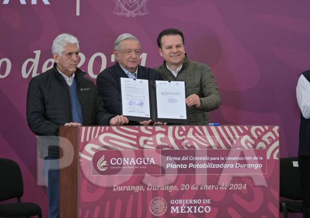 “Presidente, la historia de Durango lo recordará”, Esteban Villegas sobre AMLO