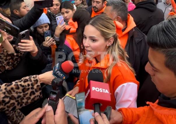 Finaliza Mariana Rodríguez su precampaña a la alcaldía regia con megapegoteo