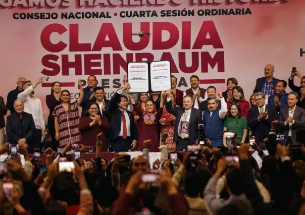 Oficialmente Claudia Sheinbaum es candidata presidencial por Morena