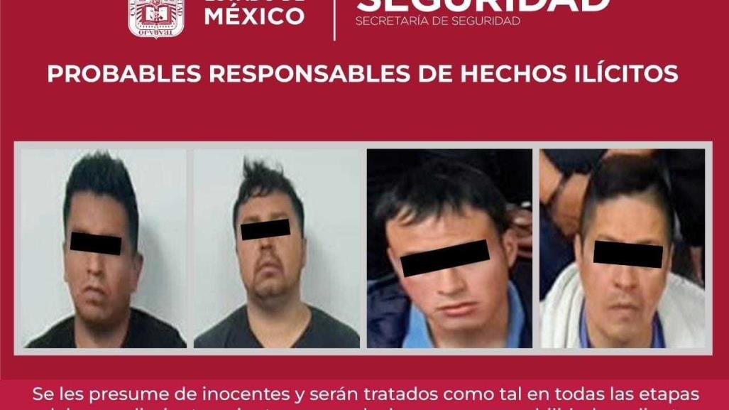 Desarticulan banda de extorsionadores y homicidas en Tlalnepantla