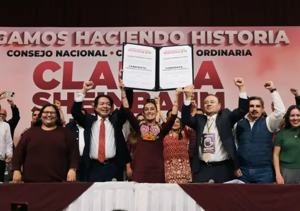 Claudia Sheinbaum es ratificada como candidata a la presidencia por Morena