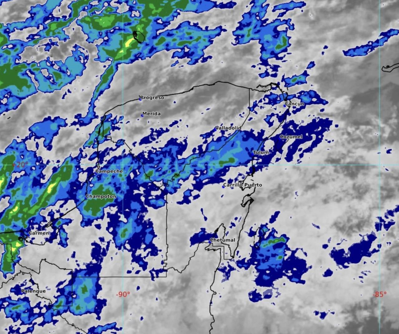Reporte del clima en Yucatán para el lunes 22 de enero