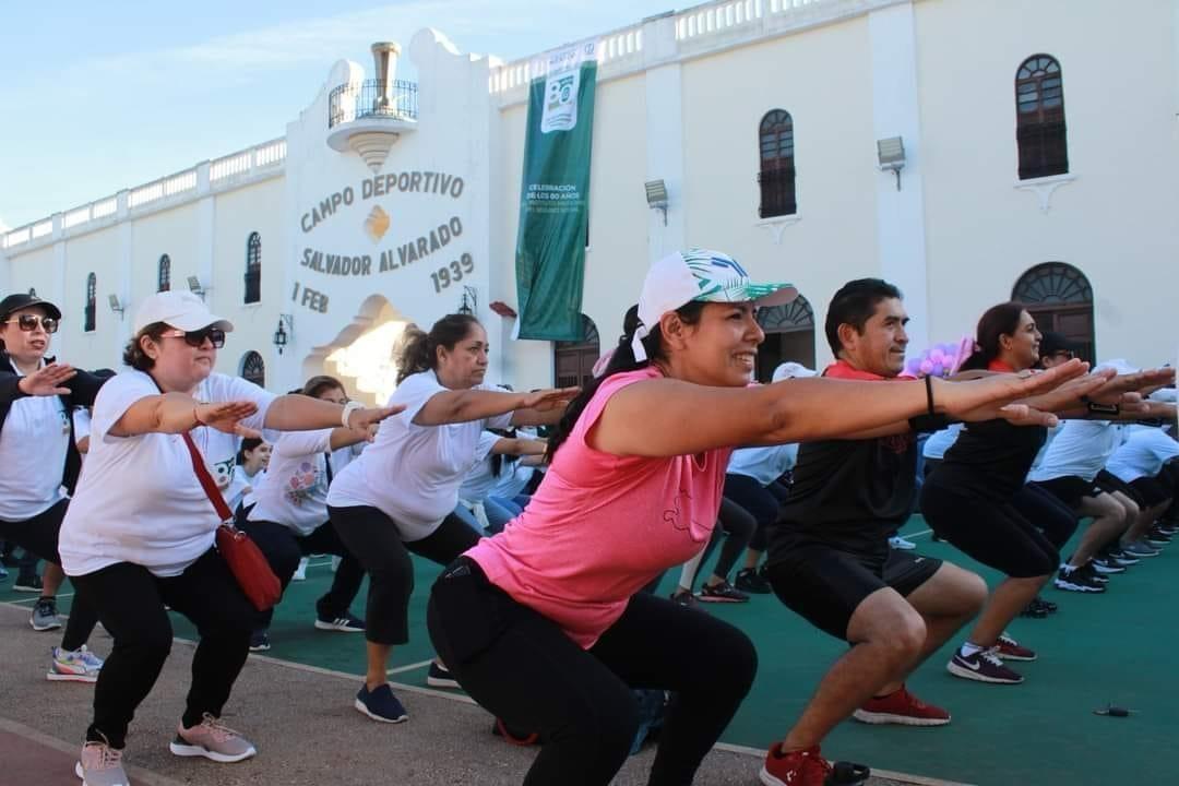 El programa “Yucatán por más deporte” busca fomentar entre los yucatecos las actividades deportivas y el cuidado de la salud.- Foto de archivo