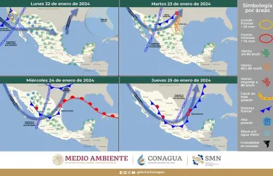 Frente Frío 29: continúa el ambiente frío y lluvias a lo largo del país