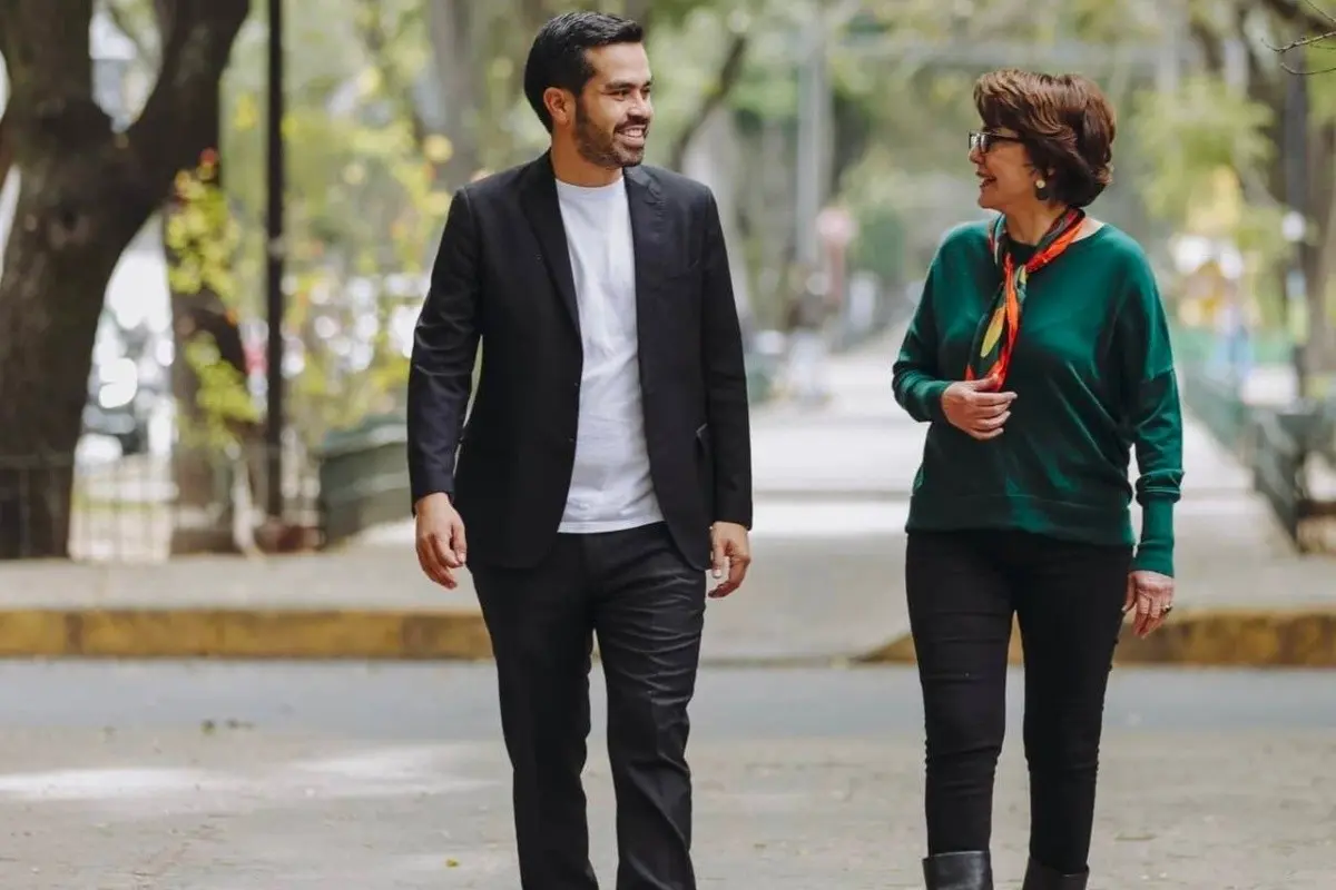 Maynez se deshizo en elogios a la carrera política de Patricia Mercado. Foto: Movimiento Ciudadano