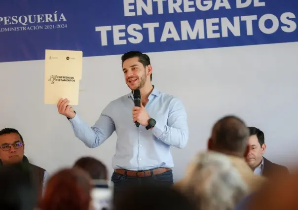 Entregan testamentos gratuitos a familias de Pesquería, Nuevo León